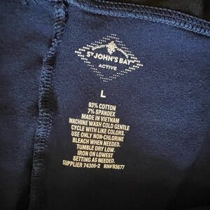 St. John's Bay Active Deep Blue Top